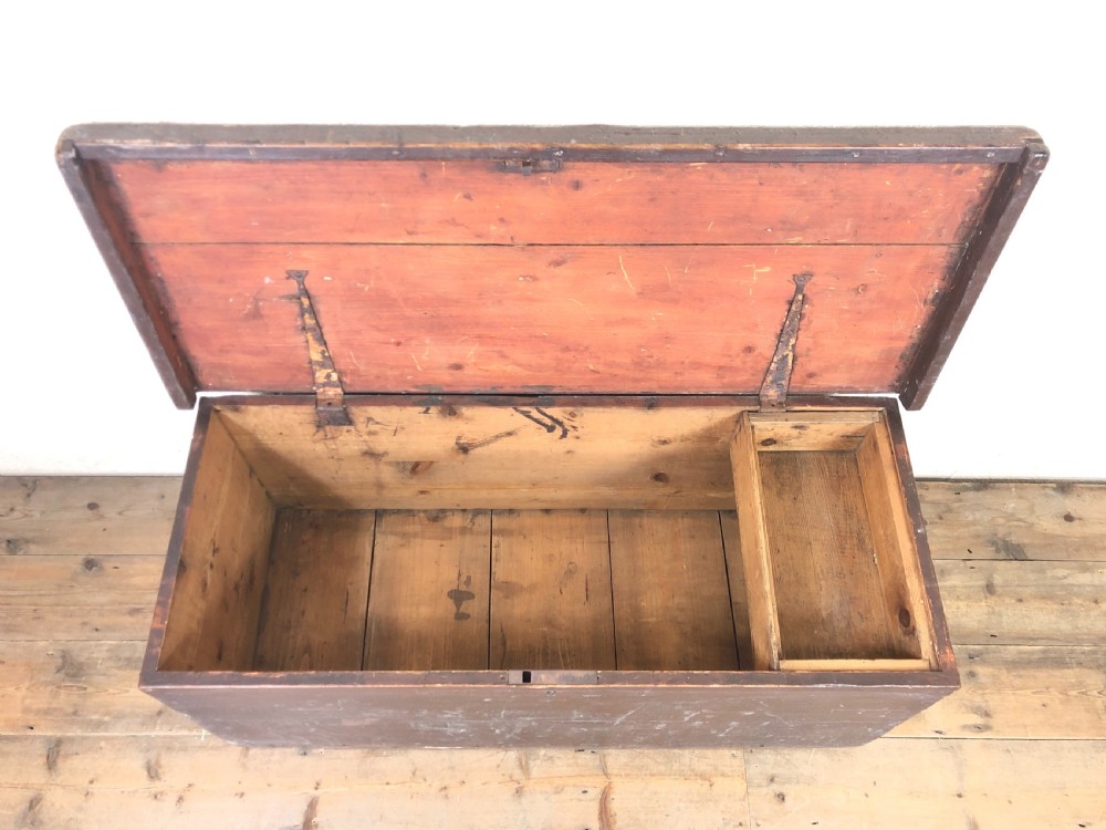 Rustic Wooden Storage Chest View III