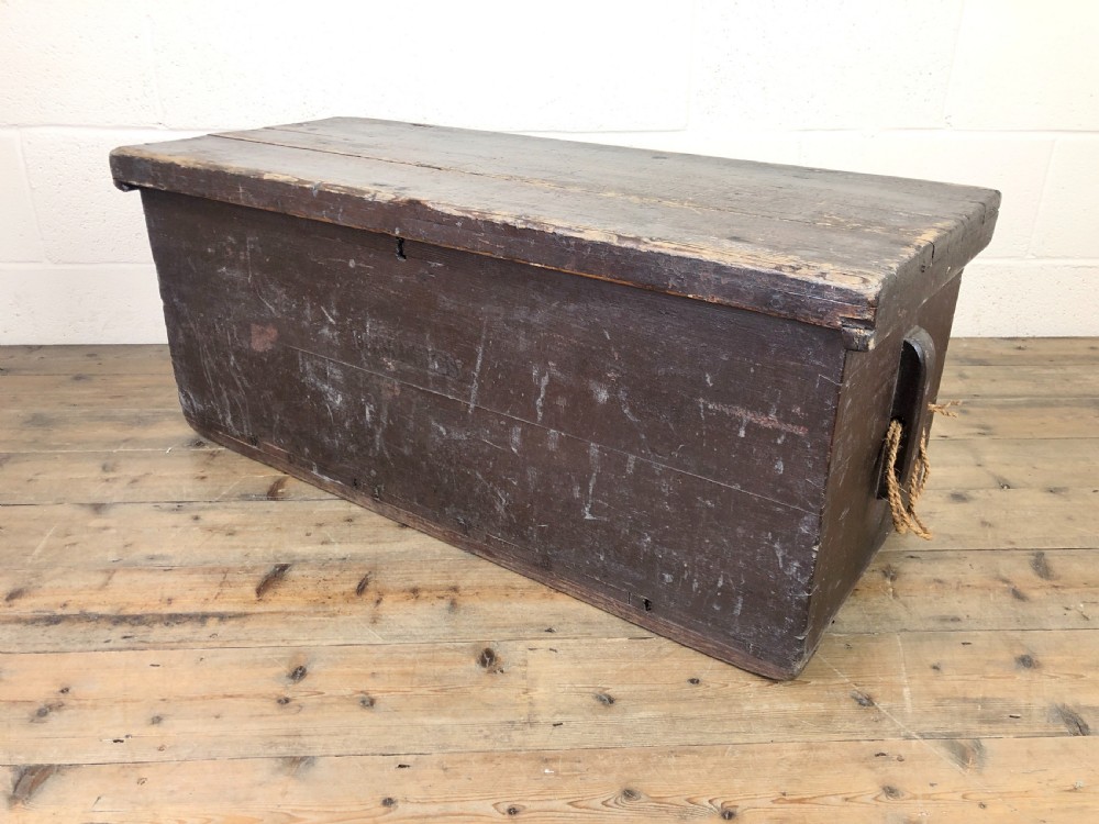 Rustic Wooden Storage Chest View VI