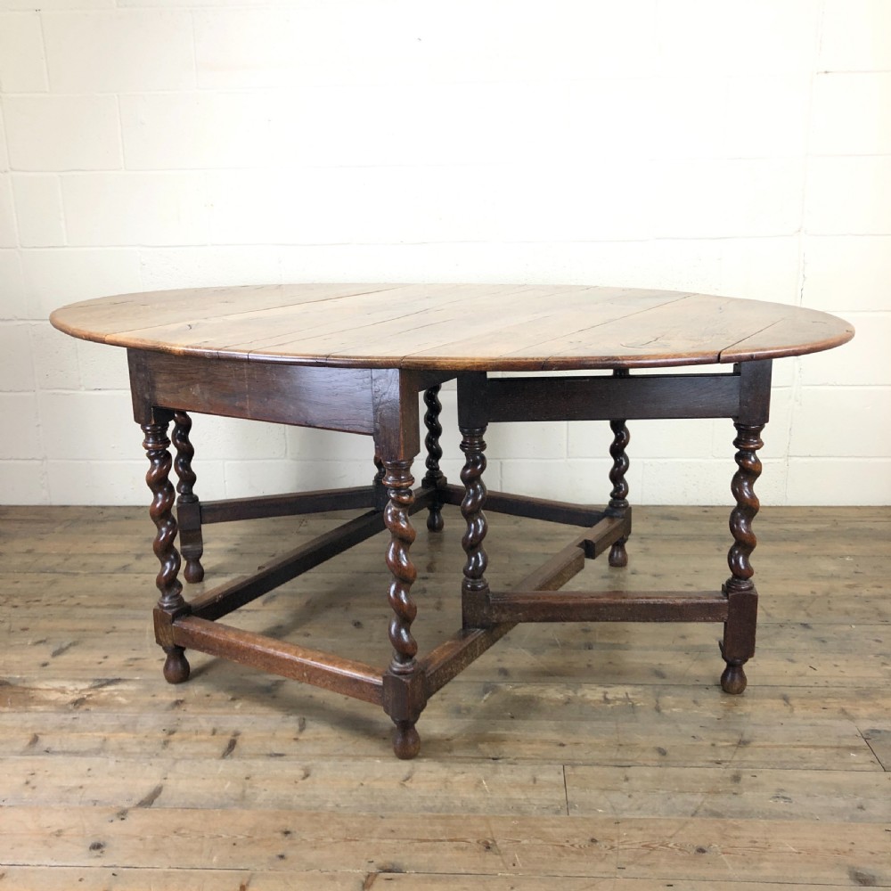 Antique Oak Gate Leg Table