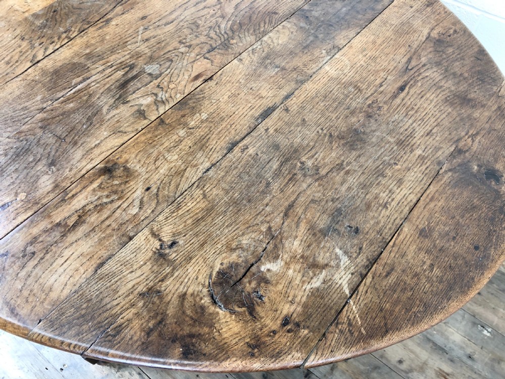 Antique Oak Gate Leg Table View IV