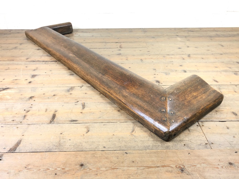 Antique Oak Arts and Crafts Fire Kerb  View IV