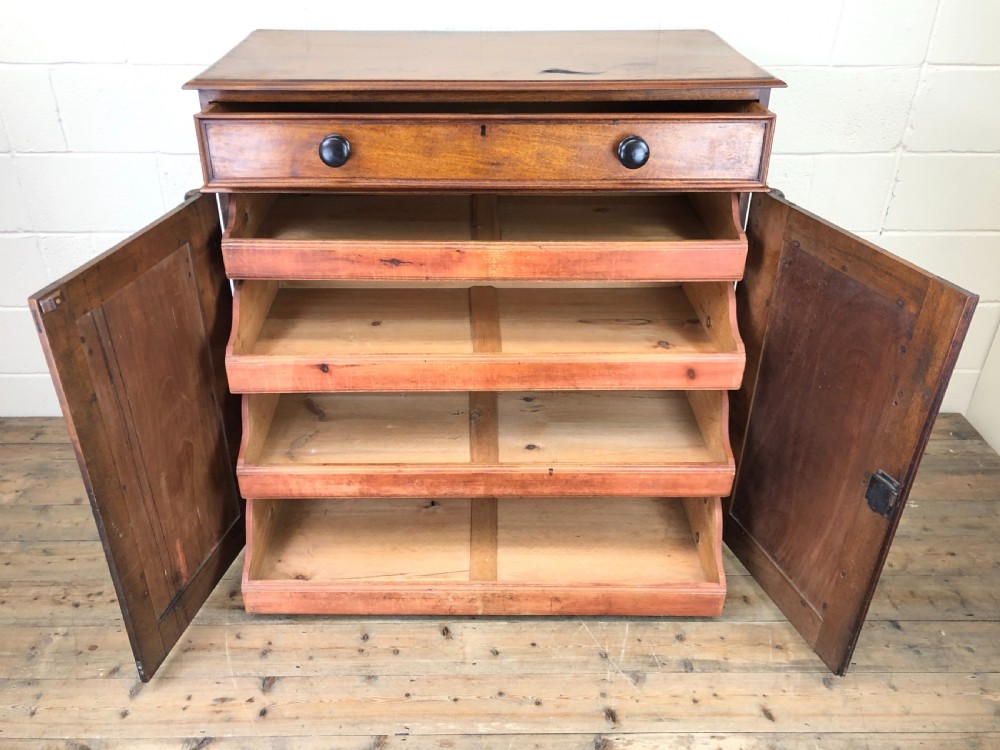 Victorian Mahogany Side Cupboard  View III
