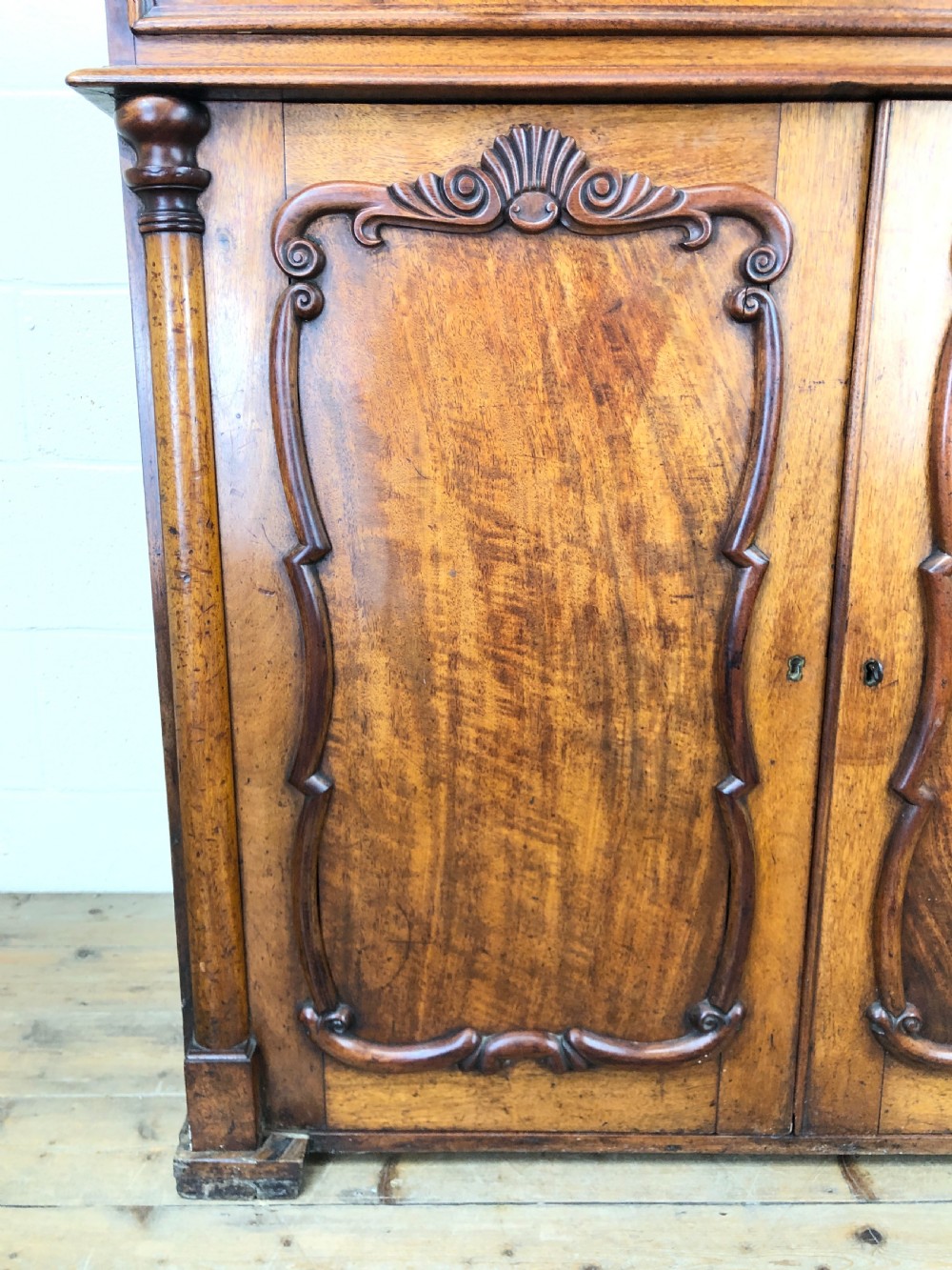 Victorian Mahogany Side Cupboard  View V
