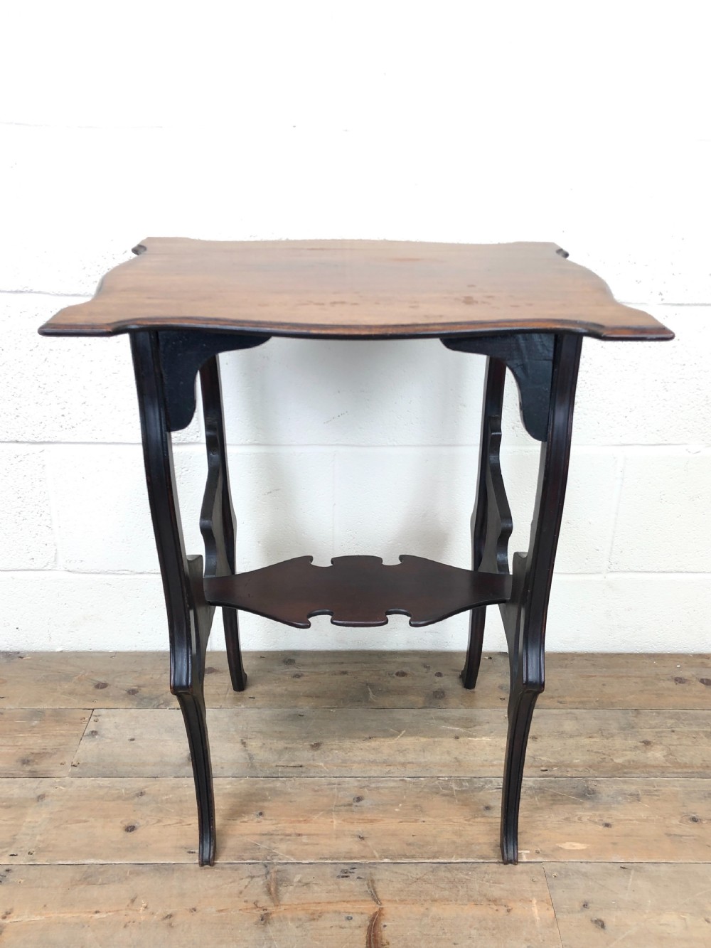 Early 20th Century Oak Shaped Occasional Table View VI