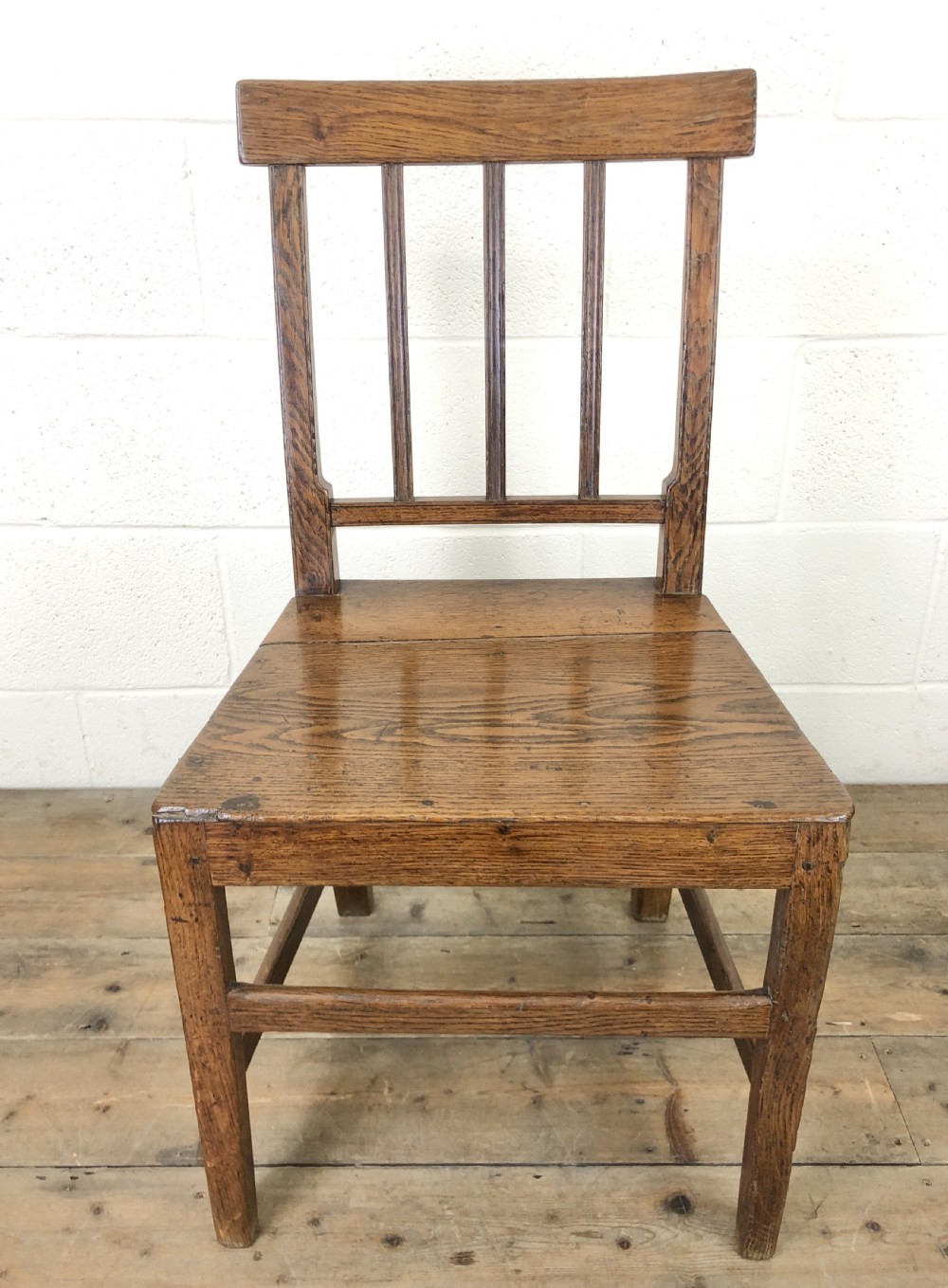 Set of Three Antique Farmhouse Chairs View VIII