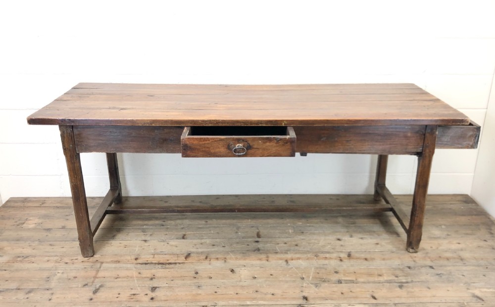 Antique Country Farmhouse Table View IV