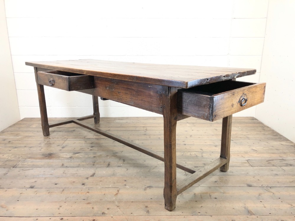 Antique Country Farmhouse Table View IX
