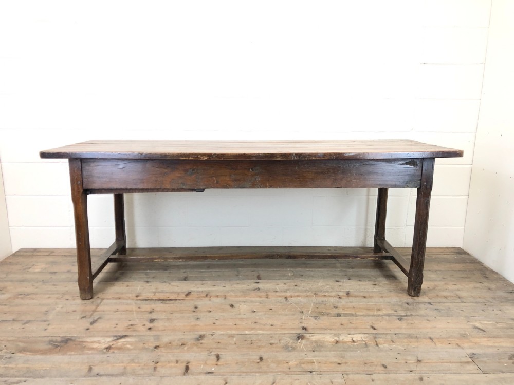 Antique Country Farmhouse Table View XI