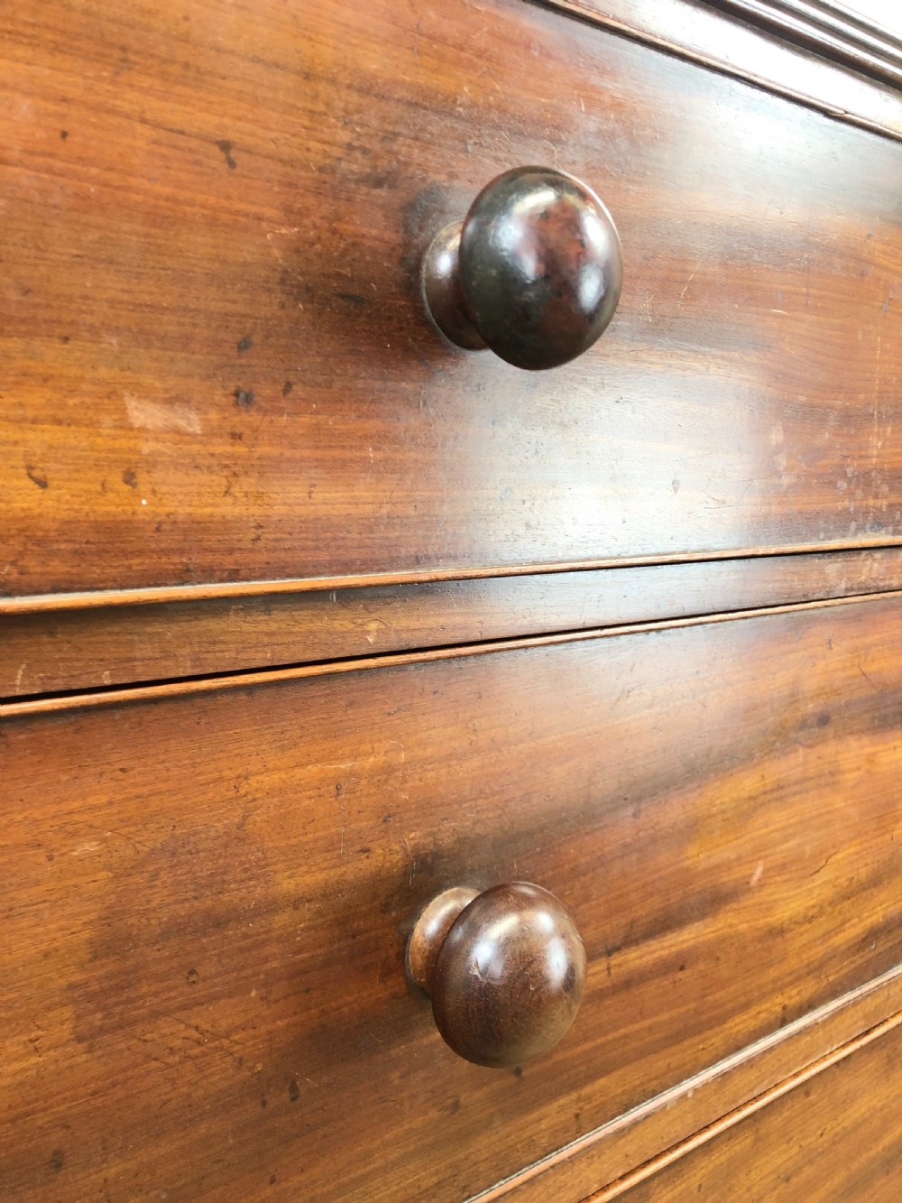 Large Antique Mahogany Chest of Drawers View IV
