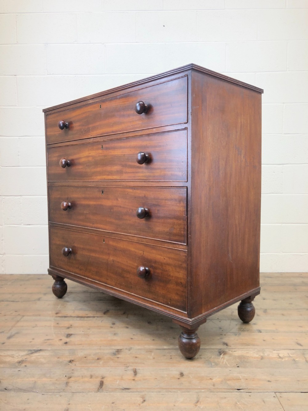Large Antique Mahogany Chest of Drawers View VI