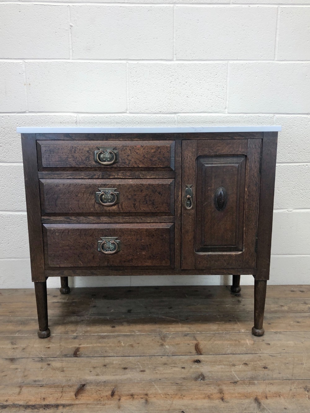 Antique Marble Topped Washstand  View VII