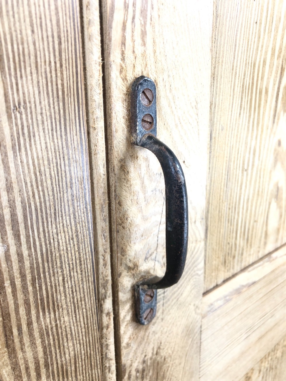 Antique Pine Two Door Cupboard View IV