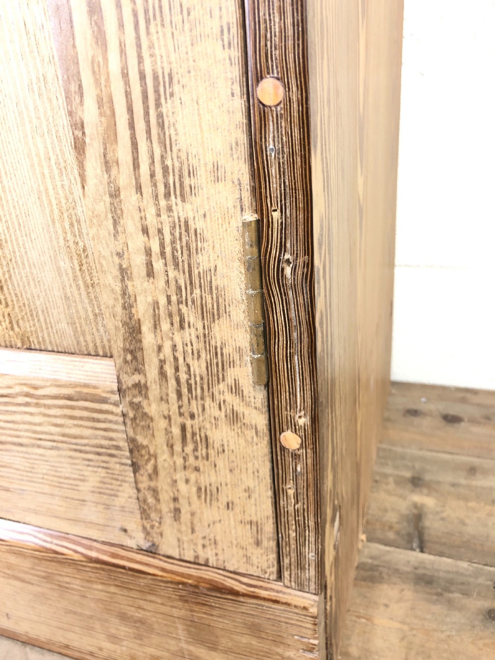 Antique Pine Two Door Cupboard View VII