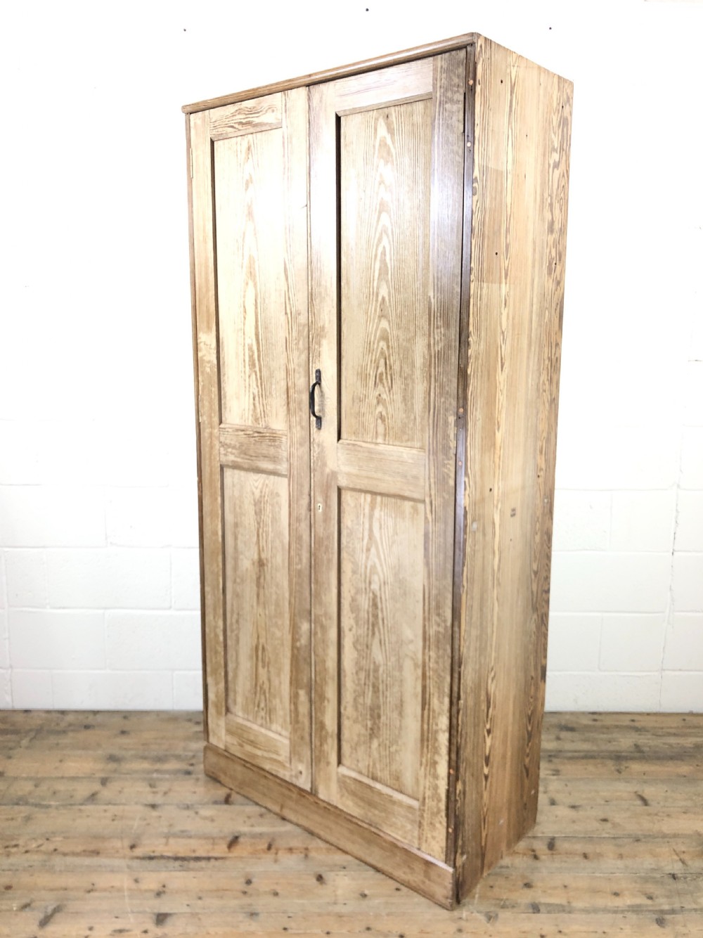 Antique Pine Two Door Cupboard View VIII