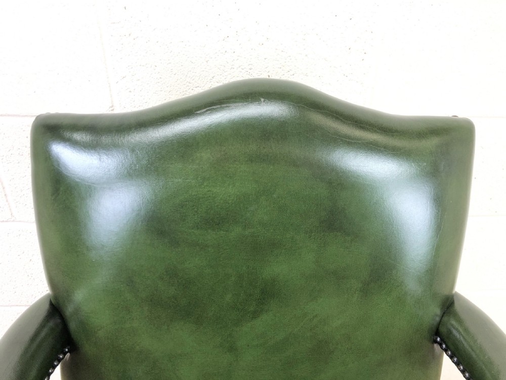 Early 20th Century Antique Leather Armchair View V