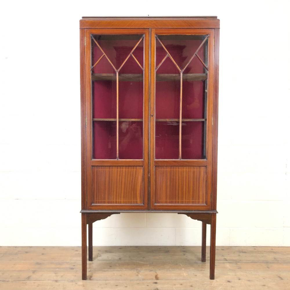 Edwardian Mahogany Inlaid Side Cabinet
