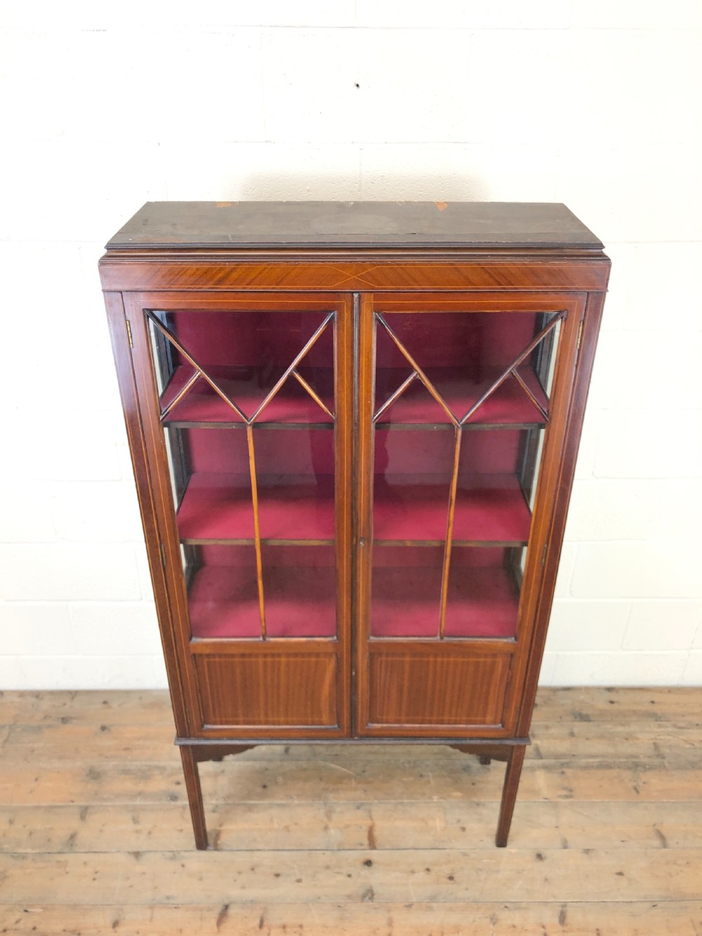 Edwardian Mahogany Inlaid Side Cabinet View III