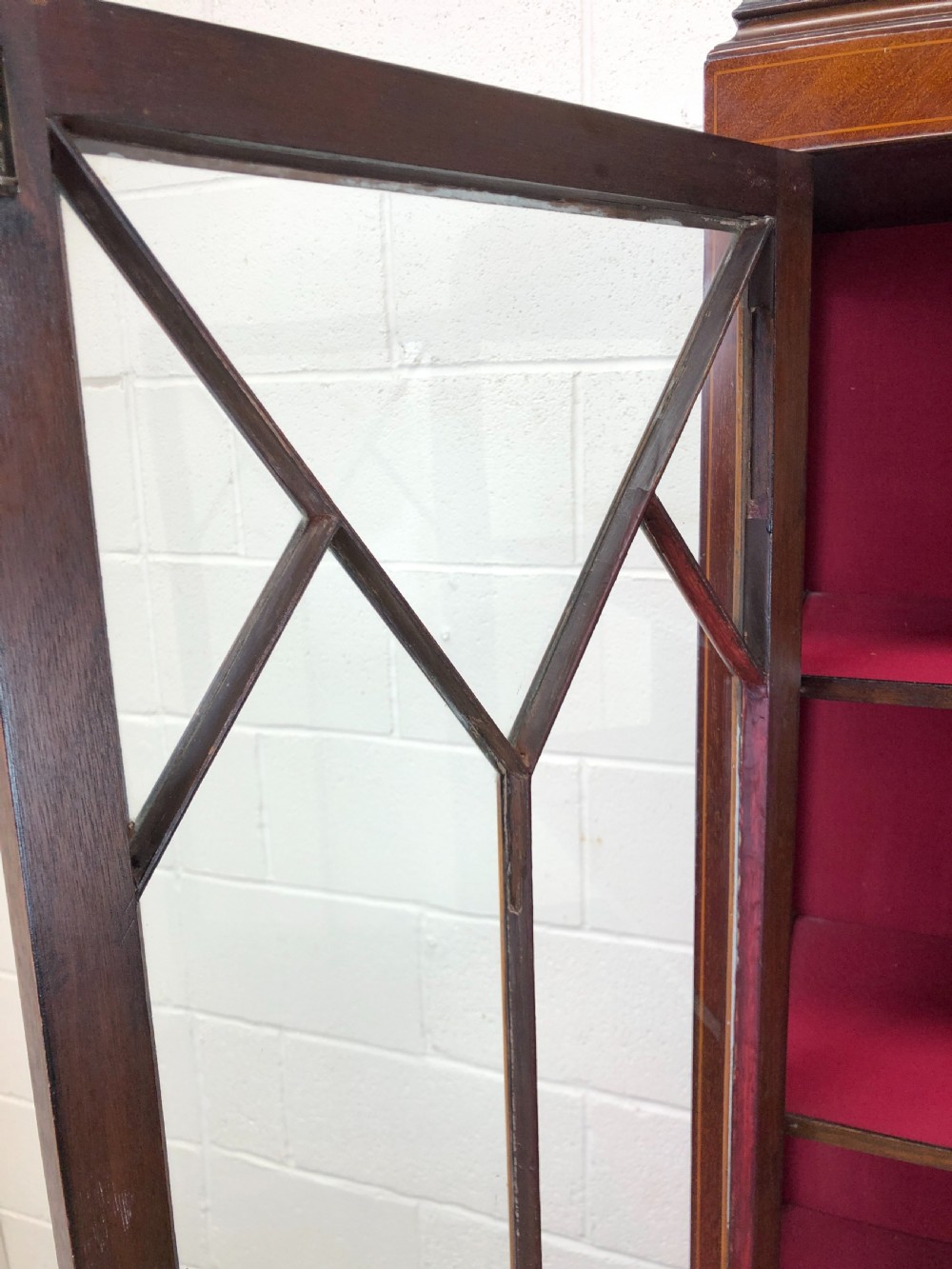 Edwardian Mahogany Inlaid Side Cabinet View V