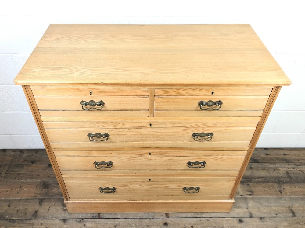 Antique Pine Chest of Drawers View II