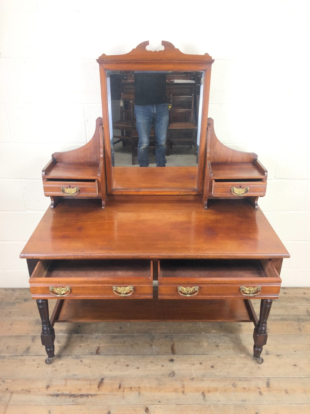 Antique Mirror Back Dressing Table View IV