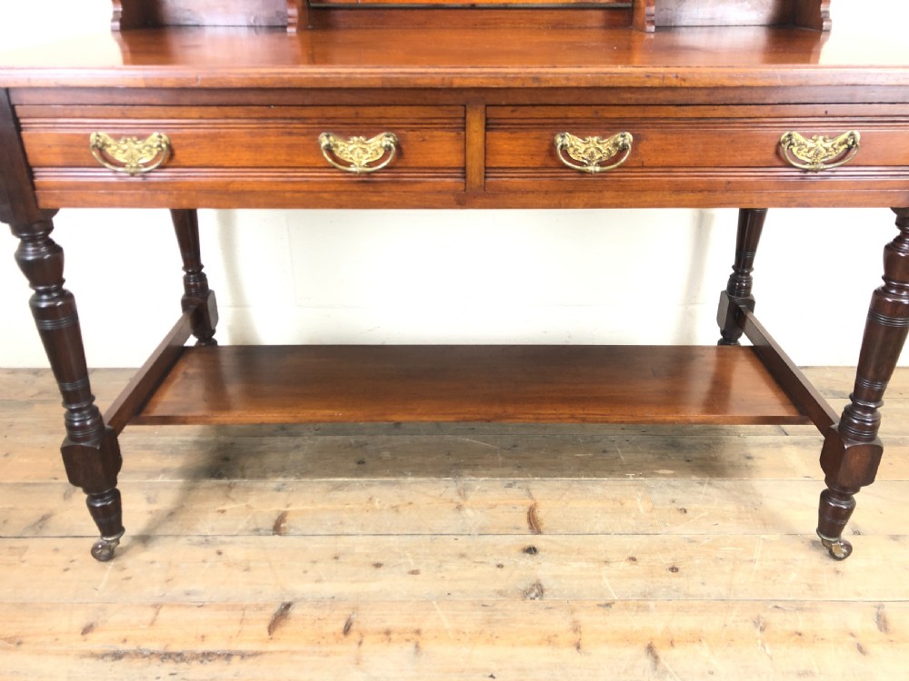 Antique Mirror Back Dressing Table View VI