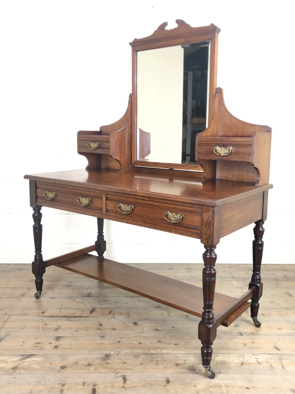 Antique Mirror Back Dressing Table View IX
