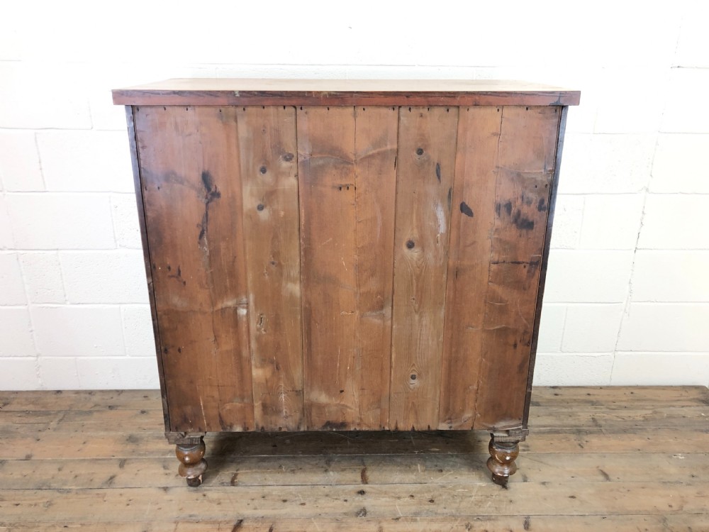 Victorian Oak Straight Front Chest of Drawers View IX
