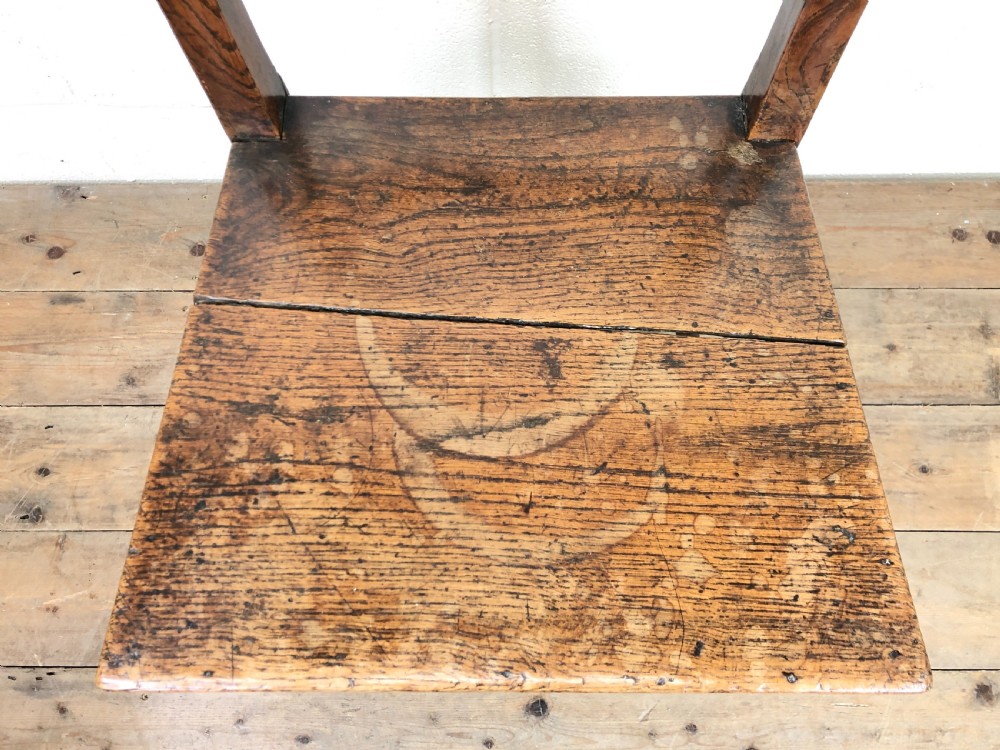 Two Similar 19th Century Oak Bar Back Farmhouse Chairs View VIII