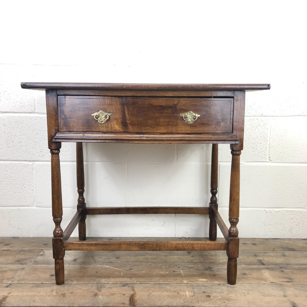 Early 20th Century Oak Side table View III