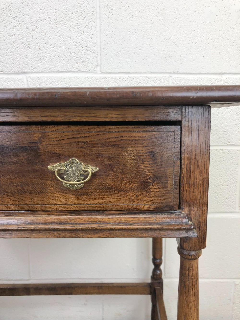 Early 20th Century Oak Side table View V