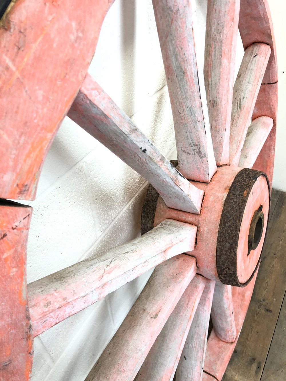 Two Large Antique Cartwheels View VIII