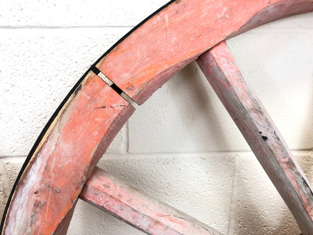 Two Large Antique Cartwheels View IX