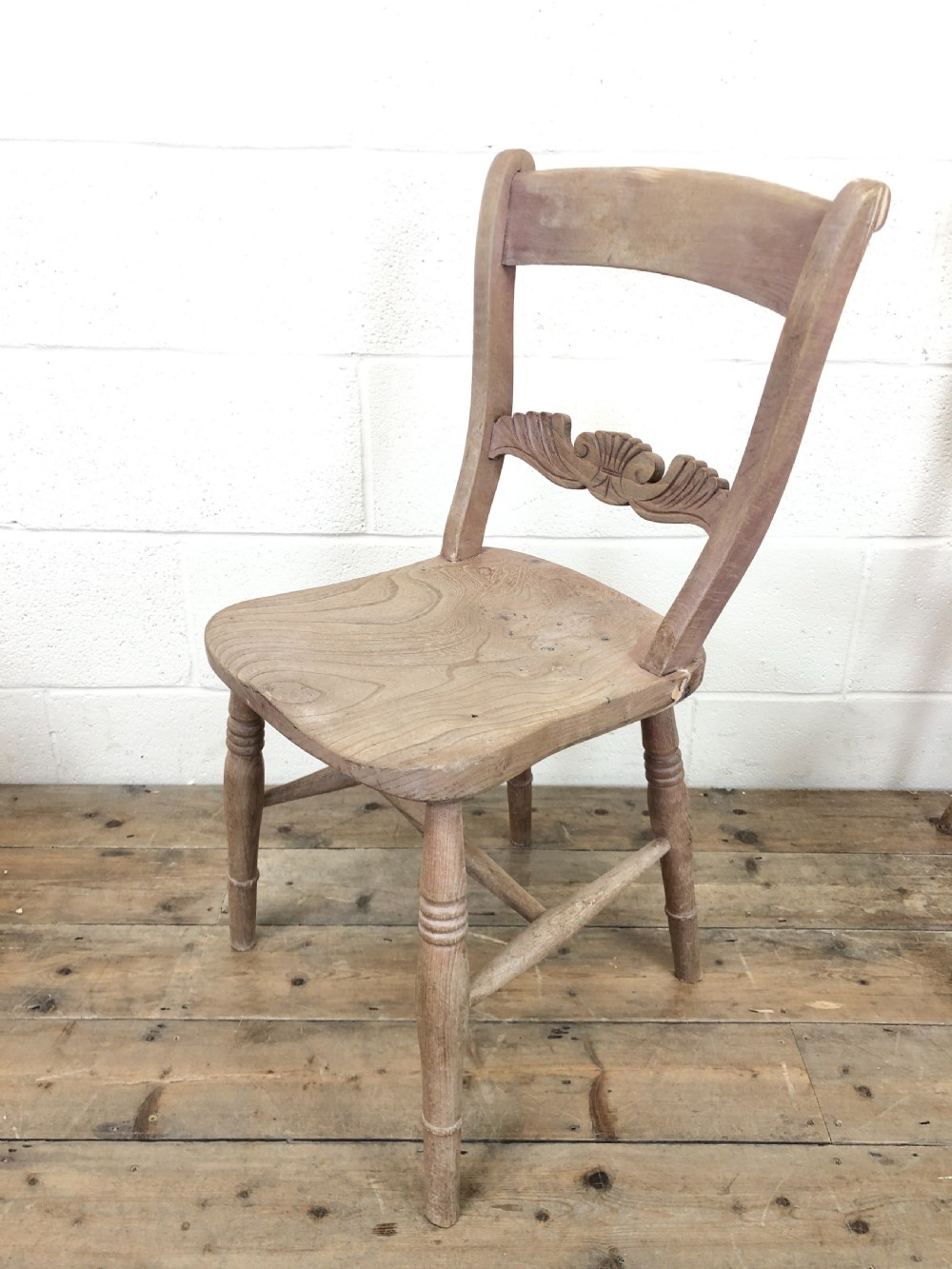 Antique Mix and Match Set of Farmhouse Chairs View VII