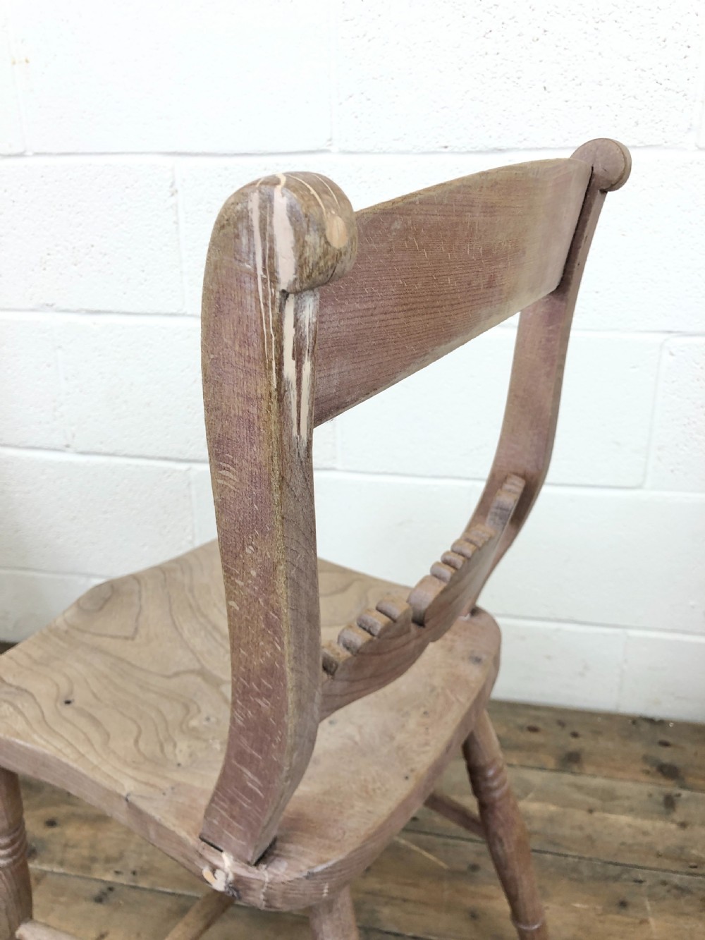Antique Mix and Match Set of Farmhouse Chairs View IX