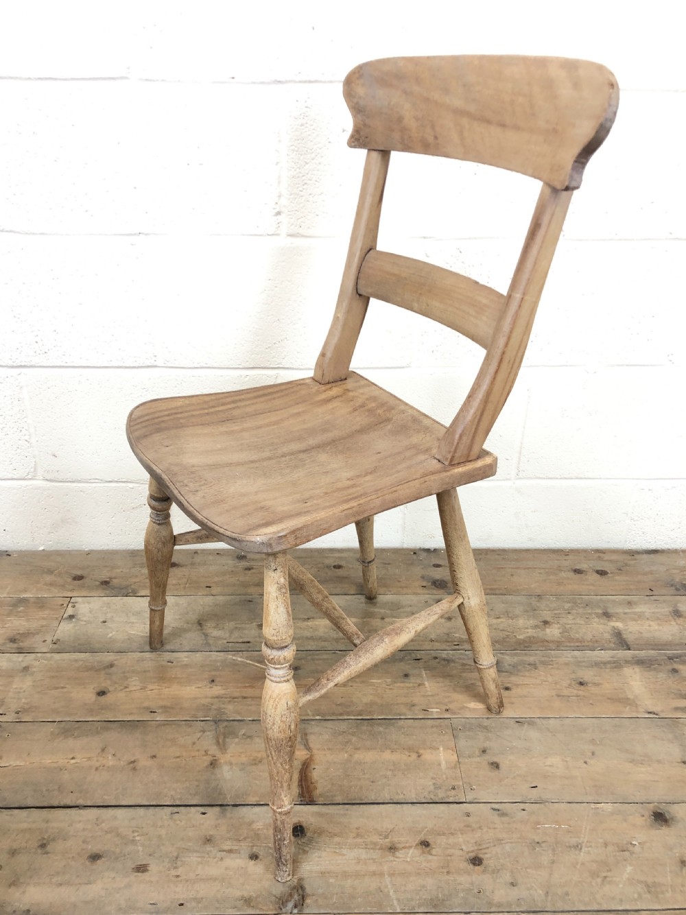 Antique Mix and Match Set of Farmhouse Chairs View XI