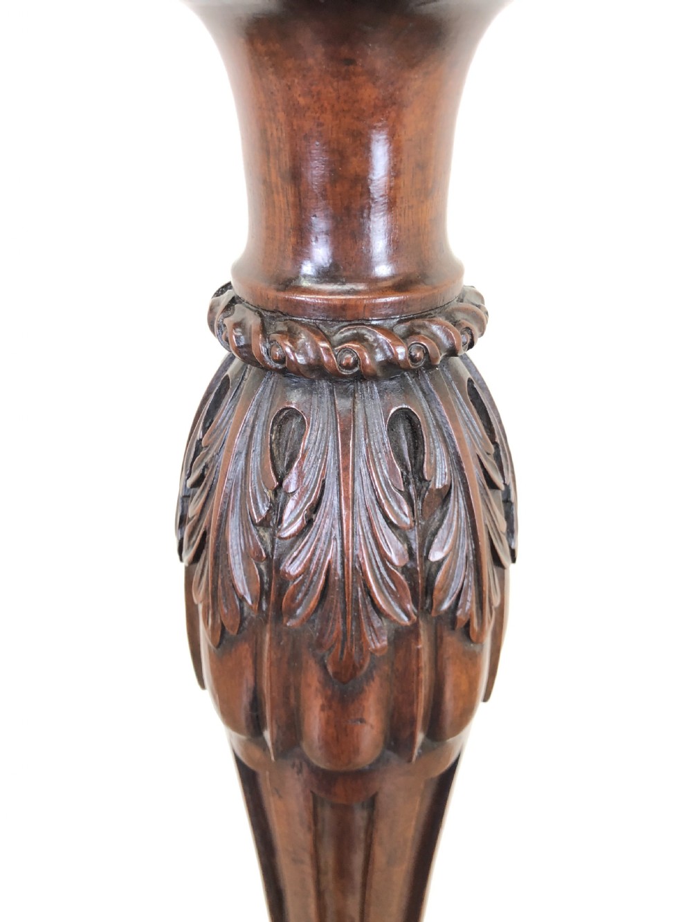 Antique Mahogany Plant Stand View IV