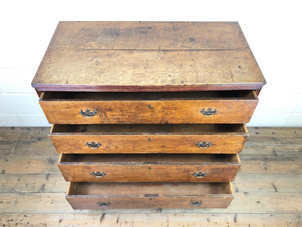 Antique Country Oak Chest of Drawers  View IV