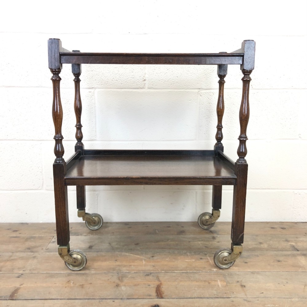 Early 20th Century Two Tier Drinks Trolley