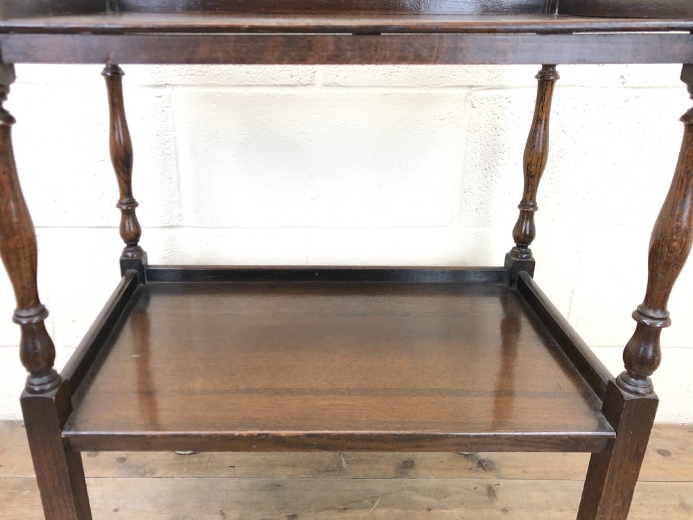 Early 20th Century Two Tier Drinks Trolley View V