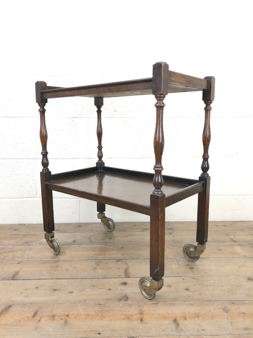 Early 20th Century Two Tier Drinks Trolley View VI