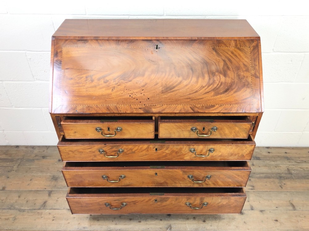 Antique Mahogany Bureau View III