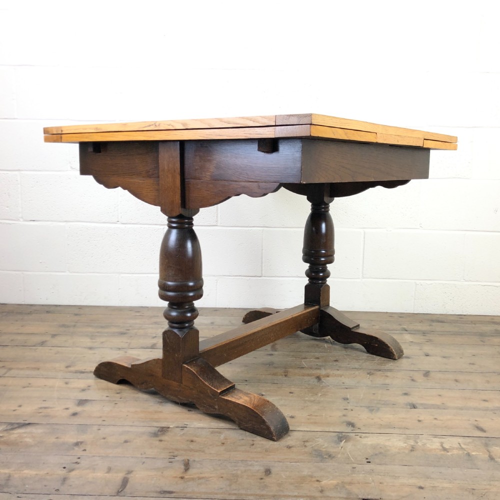 Oak Draw Leaf Pub Style Dining Table 
