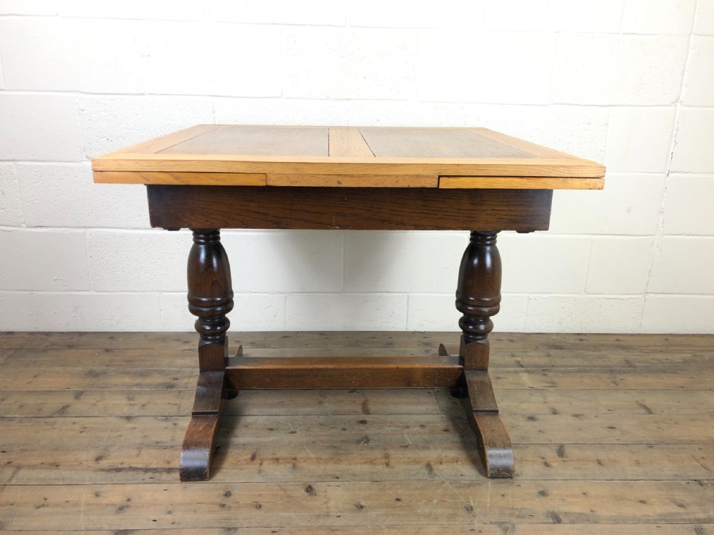 Oak Draw Leaf Pub Style Dining Table  View II