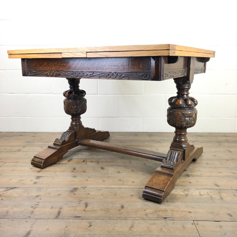 Oak Draw Leaf Dining Table 