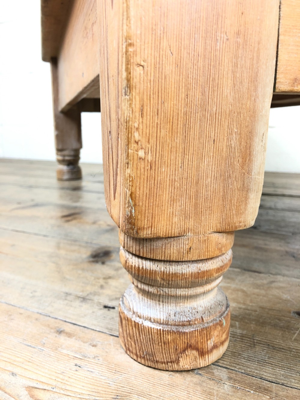 Rustic Coffee Table with Drawer View VI