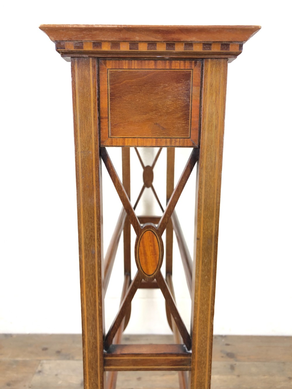 Antique Mahogany and Satinwood Towel Rail View IV