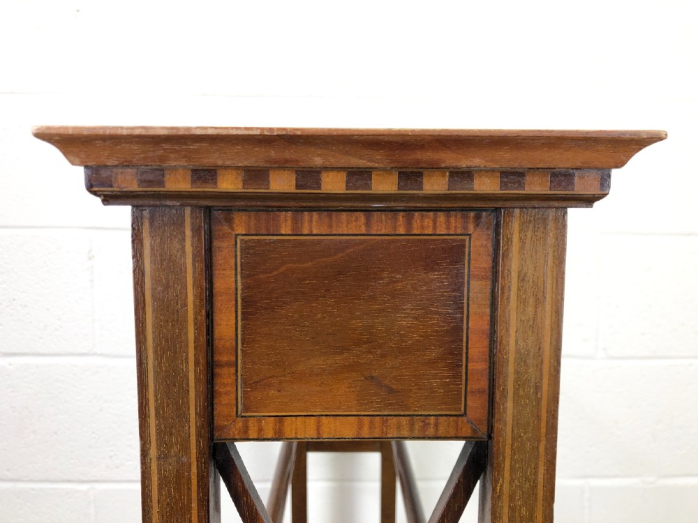 Antique Mahogany and Satinwood Towel Rail View V