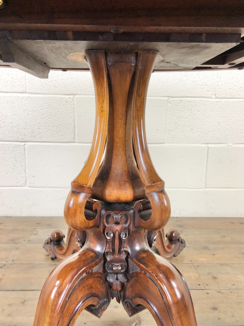 Victorian Burr Walnut Tilt Top Table View VI