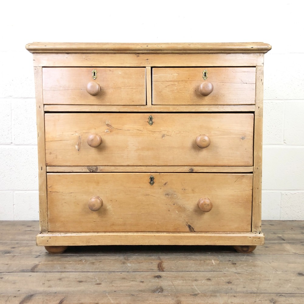 Small Antique Pine Chest of Drawers