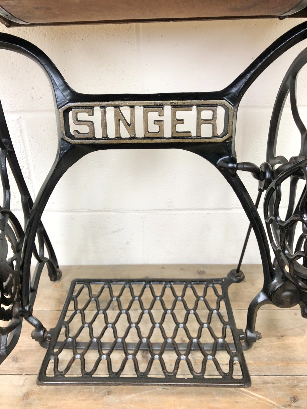 Singer Sewing Machine Treadle Table View III